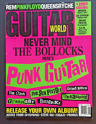 Guitar World Magazine January 1995 Punk Guitar