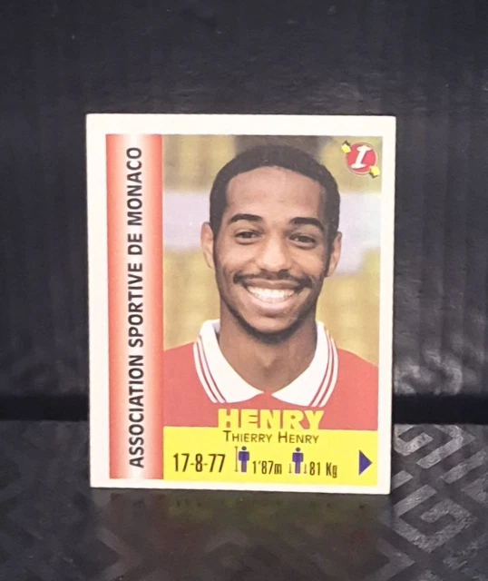 Figurine Panini Superfoot 1998-99 N°194 - Thierry Henry (France, Neuf, Non Collée)