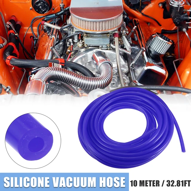 5mm ID 32.81ft Car Silicone Vacuum Hose Pipe Water Air Boost Line Tube Blue