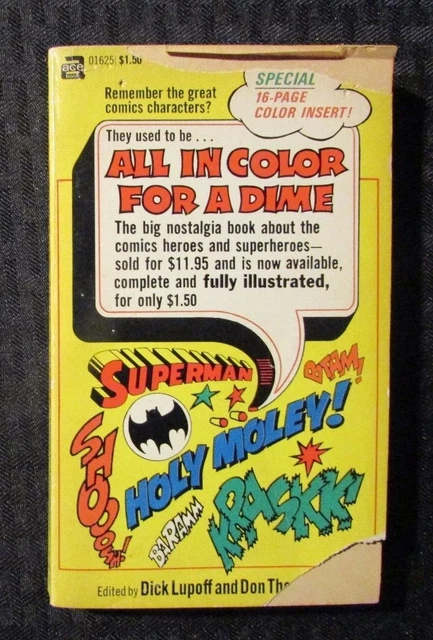1970 ALL IN COLOR FOR A DIME by Lupoff/Thompson GD+ 2.5 Ace 01625 ...