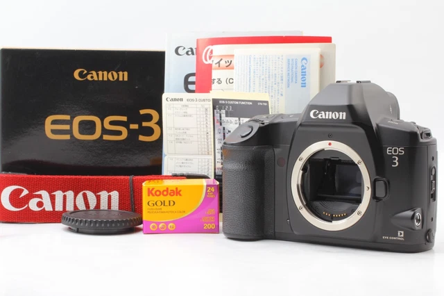 [MINT in BOX w/ Strap] Canon EOS-3 EOS 3 Body SLR 35mm Film Camera from JAPAN