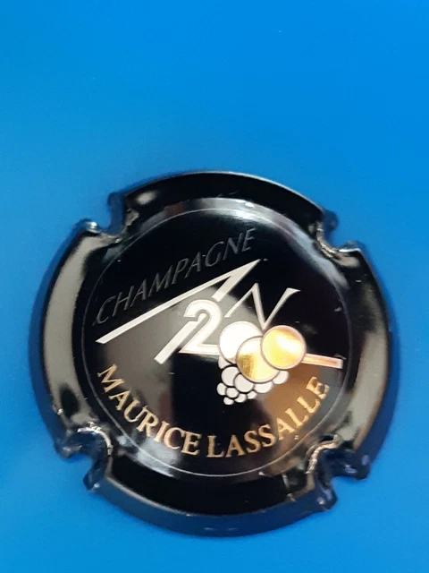 capsule de champagne AN 2000 PERSO MAURICE LASSALLE sur 614 noir  rare !
