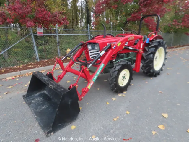 Utility Agricultural Farm Tractor 3-PT 4X4 38HP Diesel 60 Loader PTO