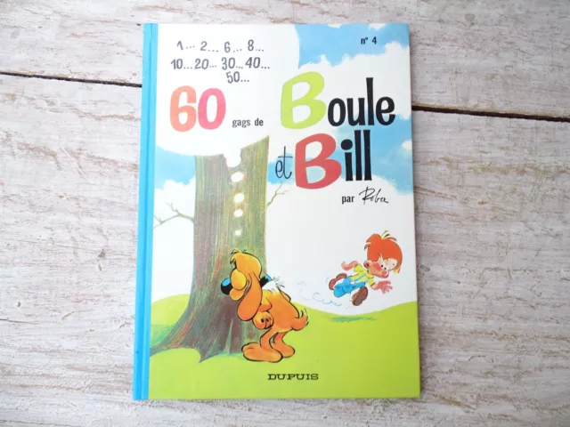 BD - Boule et Bill - 60 Gags Tome N°4 - 1977