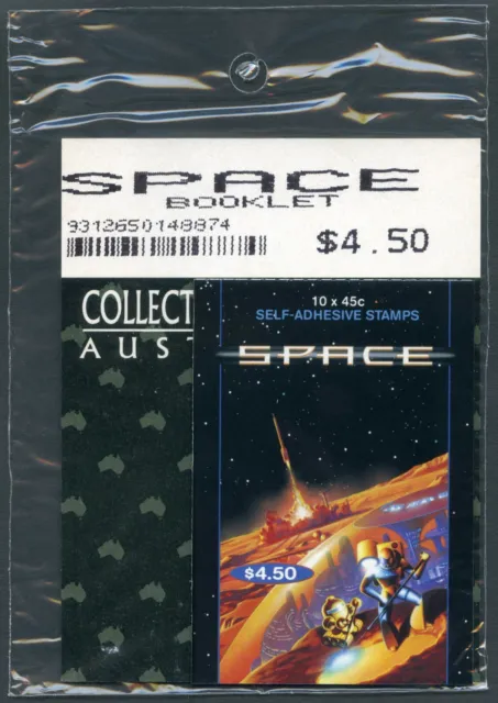 AUSTRALIA  2000 Space Stamp Booklet 10x45c S/A SG SB138 Unopened AP Package MNH