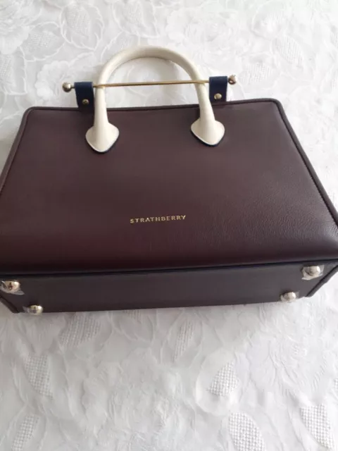 Pre-owned Strathberry Midi Tote Chestnut