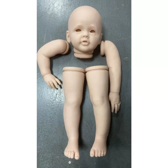 22" Unpainted Reborn Baby Doll Kit Betty Fresh Color with Cloth Body Eyes