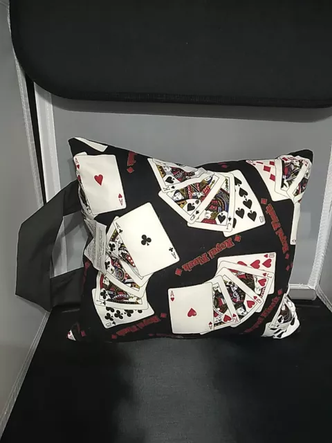 Pillow's w/ handle Playing Card Royal Flush Themes   12"x9" Sm Baby Gifts New