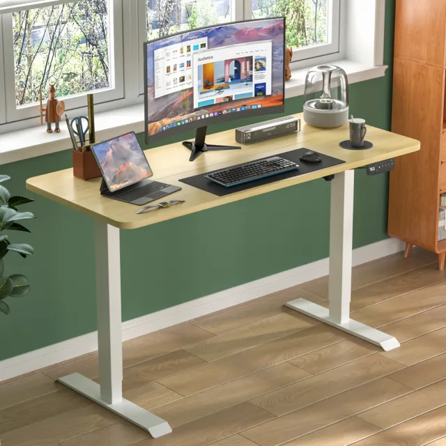 Standing Desk Sit Stand Motorised Electric Height Adjustable Splice Table Top