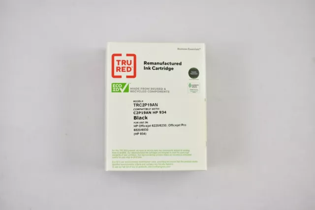 TRU RED Black Standard Yield Ink Cartridges Replaces HP 934, 1 cartridge