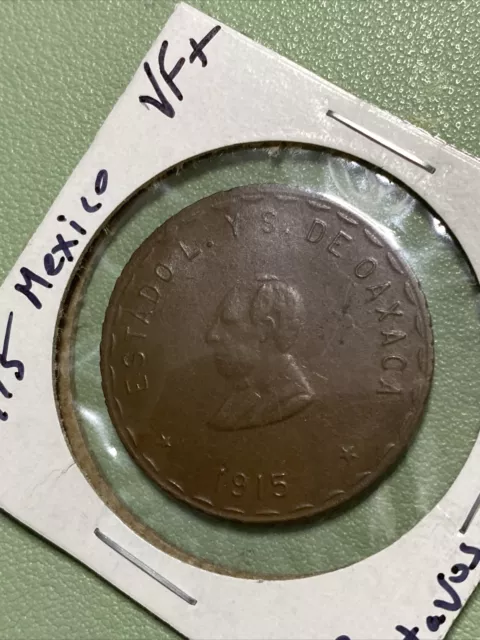 Mexico Revolutionary Oaxaca 1915 20 Centavos