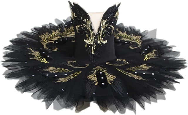 Swan Lake Performance Costume Tutu Dress White Sarong Competition Kids Adult Bal