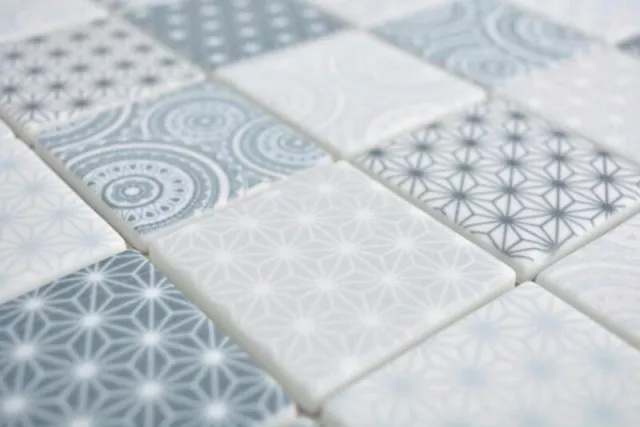 Cristal Mosaico Eco Azul Pared Baldosas de Espejo Cocina Baño Azulejos 3