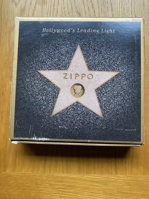 Zippo 2001 Limited Edition 'Hollywood's Leading Light' Lighter With Original Tin