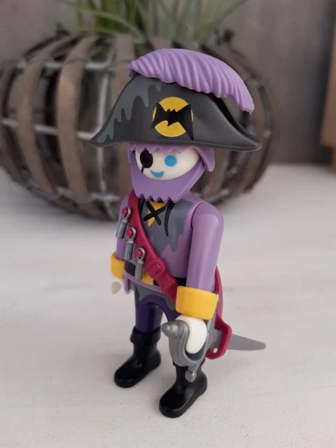Lot Playmobil Pirates Vintage 1997 - Capitaine Avec épée & Pistolet - Set 3860 Et Autres - Occasion