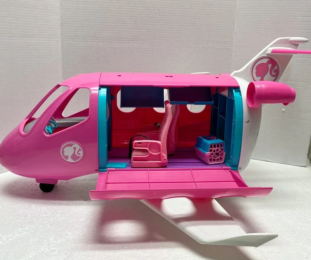 BARBIE ESTATE DREAM Plane Playset Airplane Jumbo Jet Toy w/ 3 Reclining