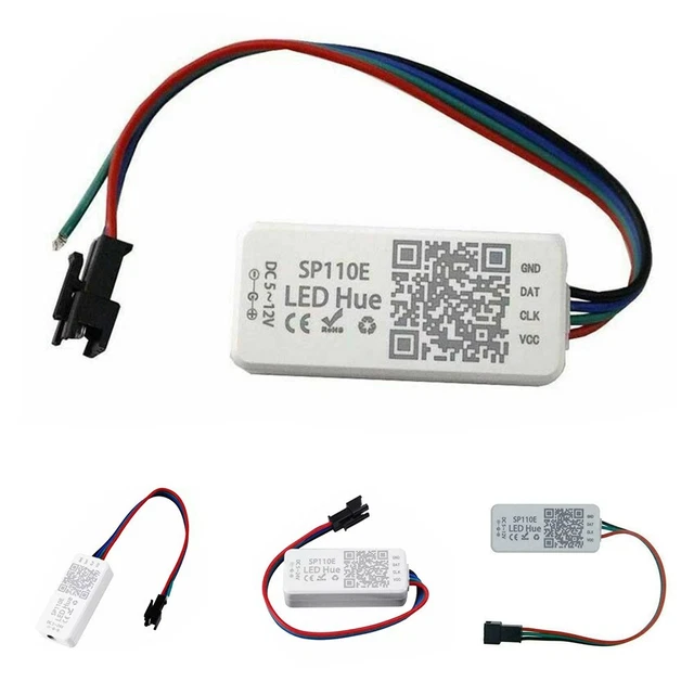 SP110E BLUETOOTH PIXEL Controller For WS2811 WS2812B SK6812 RGB RGBW ...