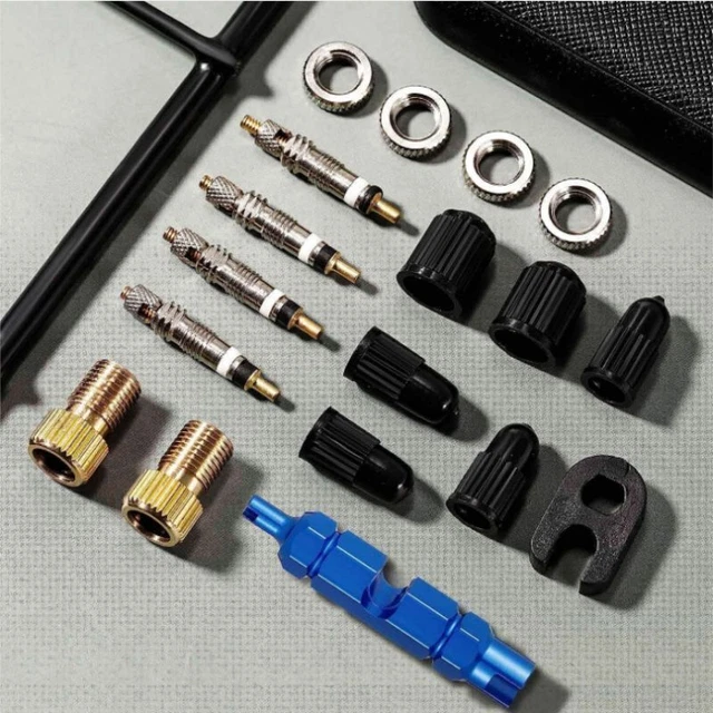 TANSAR 20 Tappi Per Valvole Presta Per Bicicletta, Copri Valvola Francese, Colore Nero, Protezione Per Pneumatici, Piccoli Accessori Bike - 5