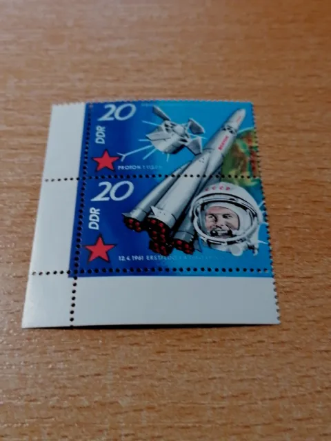 Briefmarken DDR 1971 MiNr 1640/1642 10 Jahre Raumfahrt postfrisch mit Eckrand
