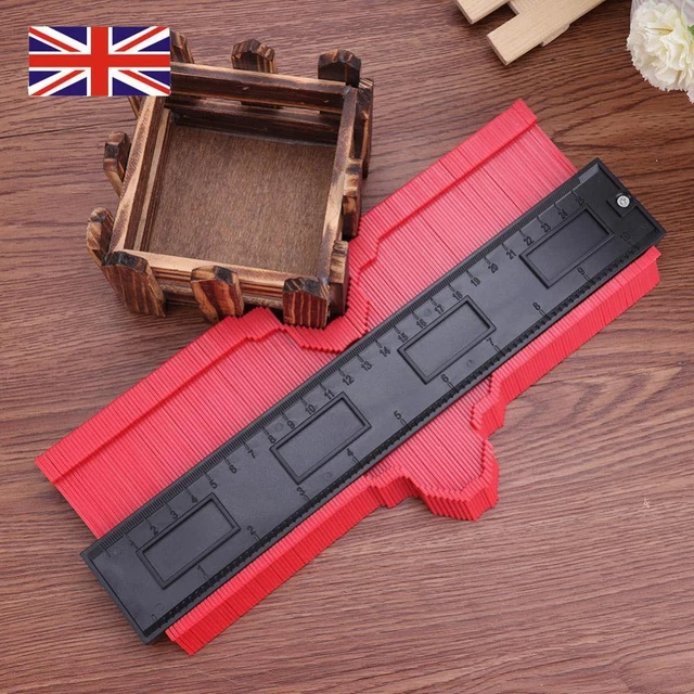 PLASTIC IRREGULAR SHAPER Profile Ruler Gauge Duplicator Contour Scale ...