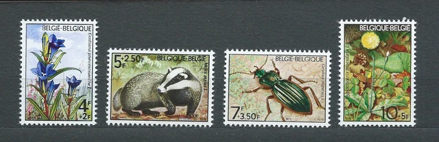 BELGIË BELGIQUE - 1974 YT 1734 à 1737 - TIMBRES NEUFS** MNH LUXE