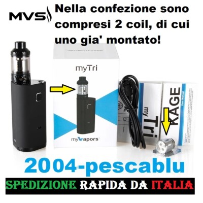 WISMEC WISMEC MyTria 300w sigaretta elettronica LCD offerta sottocosto NERA O SILVER 