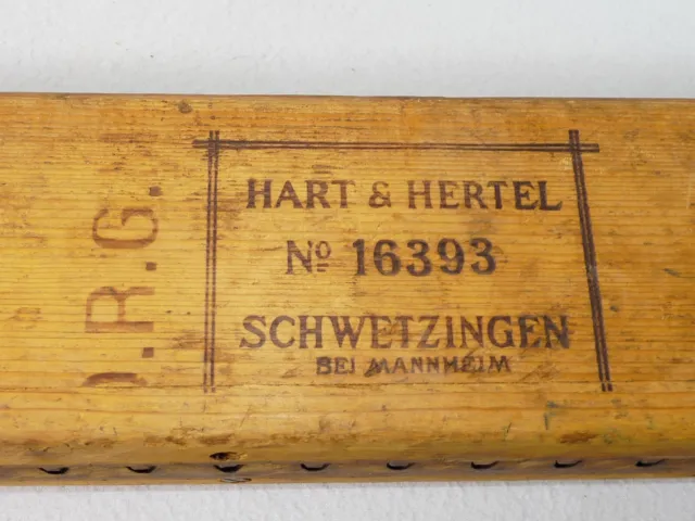 alte Zigarrenpresse Zigarrenform Hart & Hertel Schwetzingen D.R.G.M. No 16393 4 2