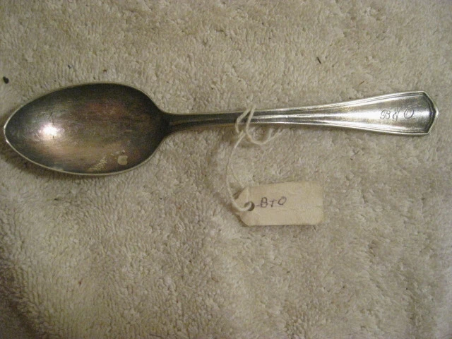 Baltimore & Ohio Railroad Dining Car Tea Spoon