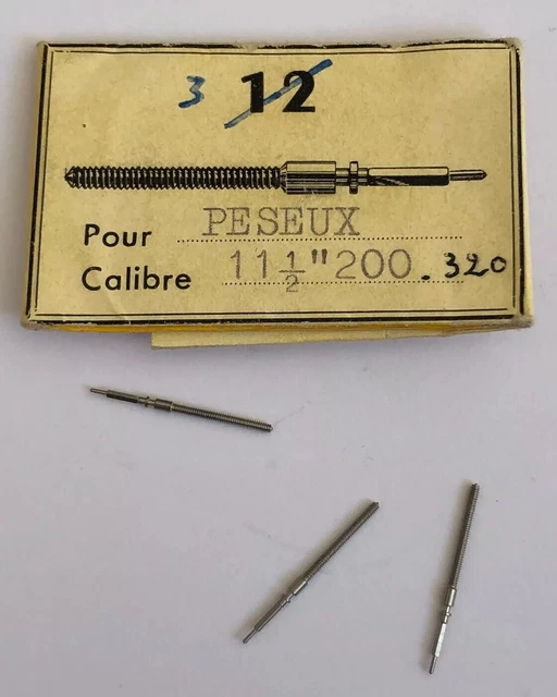 Tige De Remontoir (Winding Stem) Peseux Pour Calibres 7000, 7001, 7010