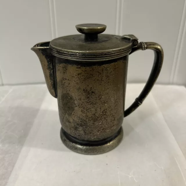 International Silver Company Silver Soldered NYC Cream Pitcher🔥👀8oz/05070/READ