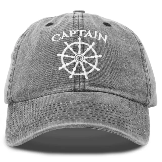 DALIX Captain Hat Sailing Baseball Cap Navy Gift Boating Men Women Vintage