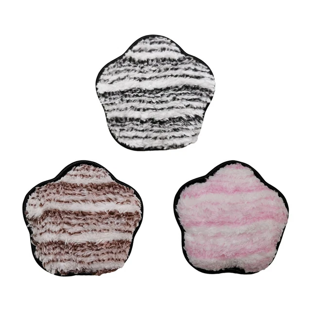 Herramienta de aleteo cosmético portátil reutilizable lavable de doble cara para maquillaje facial