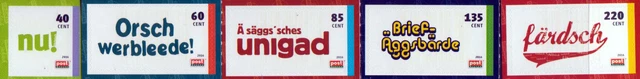 Deutsche Privatpos - Post Modern - Original Sächsisch 2016, postfrisch