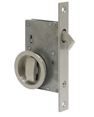 Series 2000 Brass Pocket Door Mortise Lock, Privacy Function- Multiple Finishes