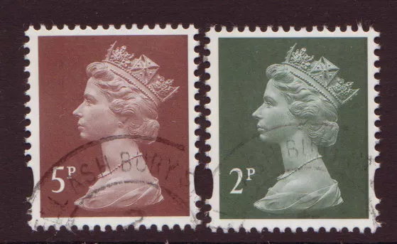 Great Britain 2014 2 Litho Definitive Stamps Fine Used