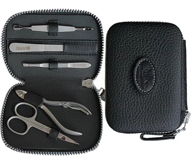 Manicure Set With Nail Nippers Stainless Steel Case Inox Richard Jäger