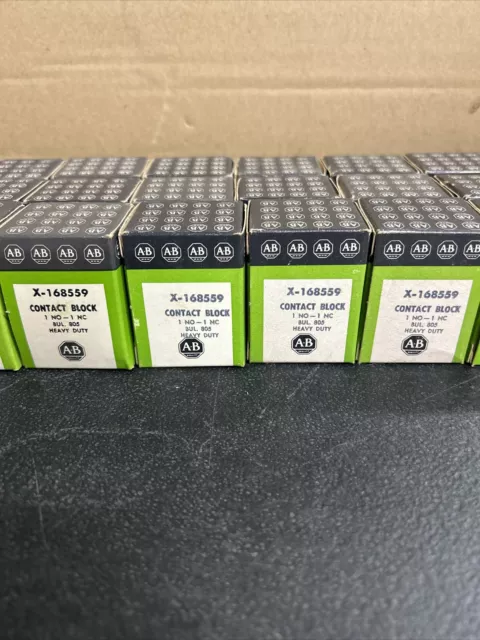 Allen Bradley X-168559 Contact Block ( Lot Of 24 )