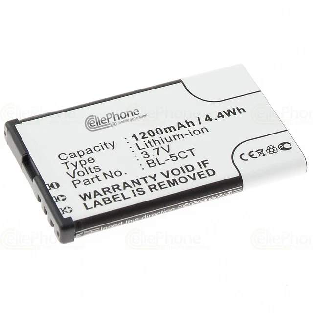Li-Ion Battery for Nokia 5220 ExpressMusic 3720 6303 6303i 6730 Classic