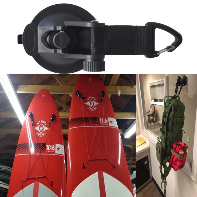 CANOE/KAYAK BOAT TRAILER Transom Easy Tie Down Suction Stern Strap Hook