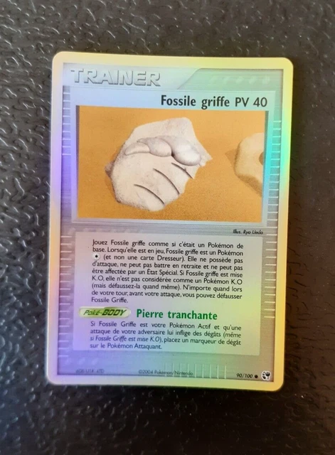 Carte Pokemon Fossile Griffe Reverse 90/100 - Ex Tempete De Sable - Nm/Mint