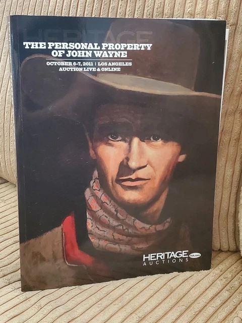 Heritage Auctions John Wayne Collection Auction Catalog Vintage New