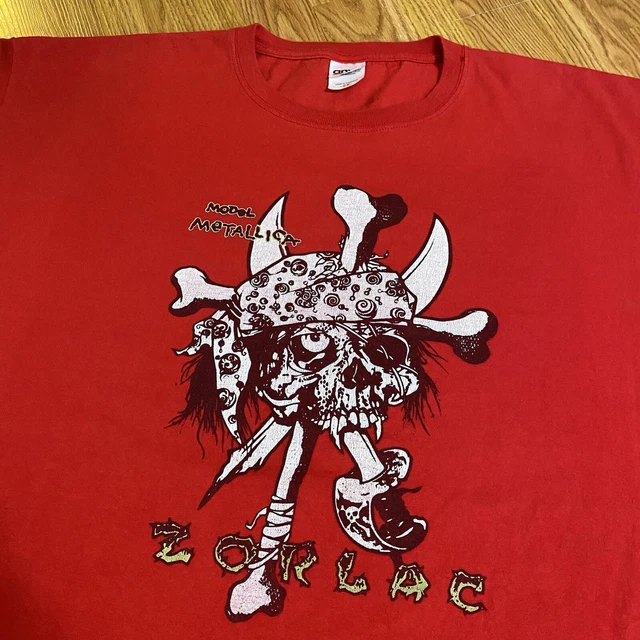 ZORLAC PUSHEAD T-SHIRT Men's L Vintage Original Skateboards