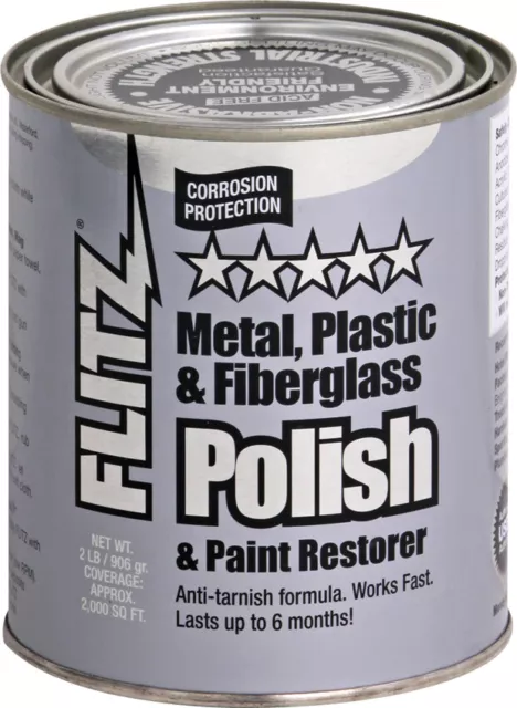 FZ03518 Flitz Polish Quart Can Metal Plastic & Fiberglass Polish & Paint Restore