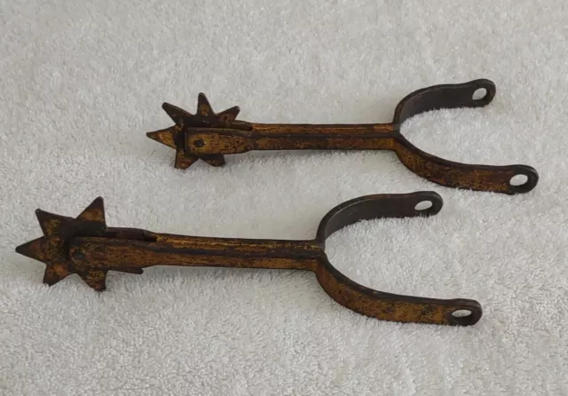 🌟 Vintage - Antique Extra Long Shank Western Spurs 🌟 Vintage - Antique Extra Long Shank Western Spurs