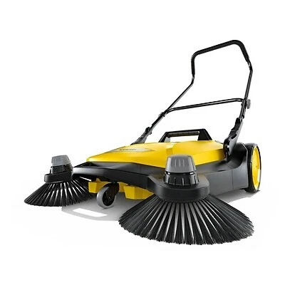 Karcher S 4 Twin Walk-Behind Outdoor Hand Push Floor Sweeper