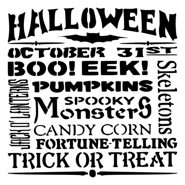 ¡3 plantillas artesanales de Halloween! Palabras de Halloween/Gran Bruja Taberna y Posada del Hombre Lobo.