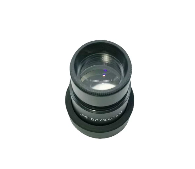 Stereo Microscope Eyepiece WF10x Measuring Reticle Lens Graticule W/ Eyeguard