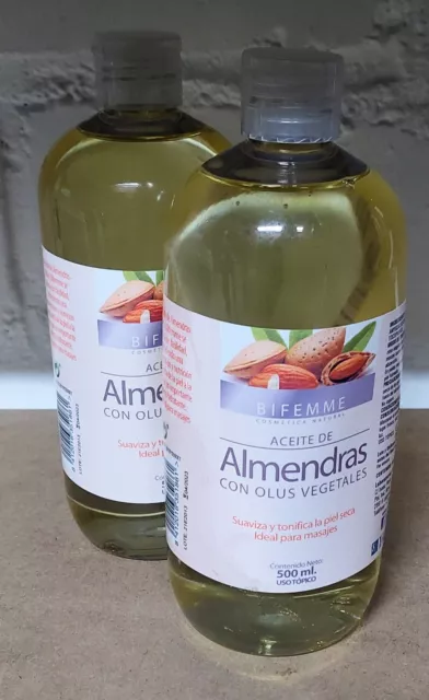 Bifemme Mandel-Körperöl 2 x 500 ml MHD 04.23