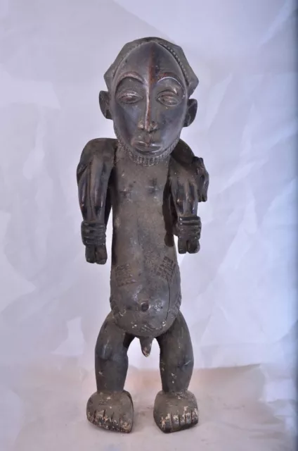 Africa tribal art,Beautiful Luba hunter statue from congo(DRC)