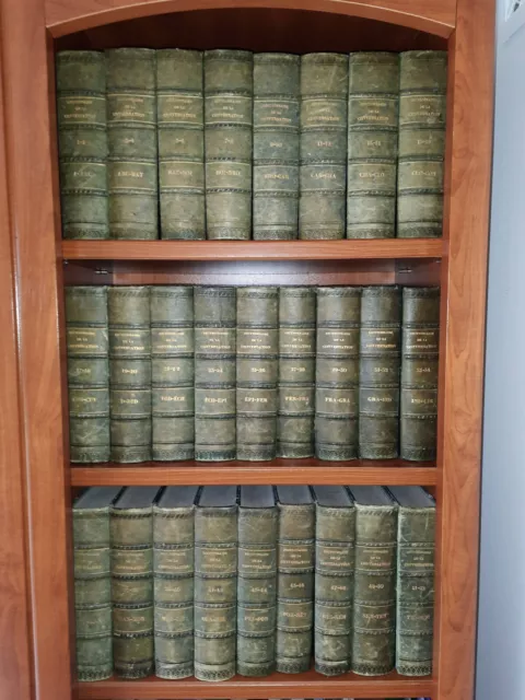 Dictionnaire de la Conversation et de la lecture 1832 26 volumes 52 tomes